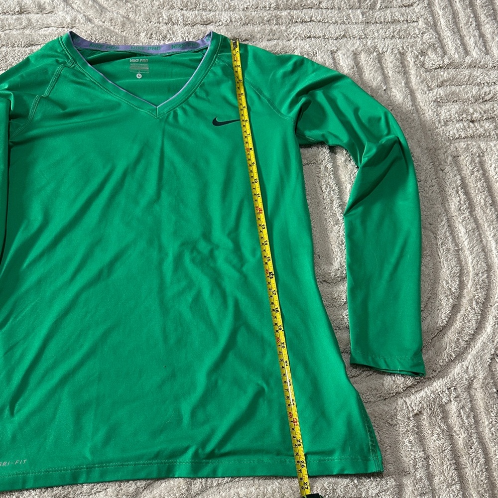 Nike Emerald Green Performance Top Large - Picture 3 of 6